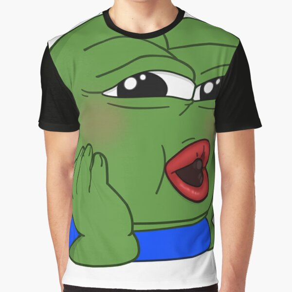  Pepega Emote Funny Meme Premium T-Shirt : Clothing, Shoes &  Jewelry