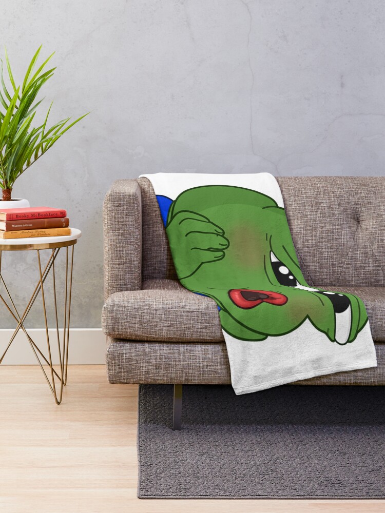 Sodapoppin Pepe Twitch Streamer Emote Pepega Dank Meme Duvet Cover