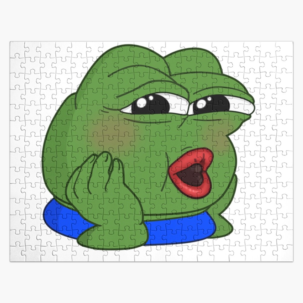 sodapoppin you can't see me pepe twitch streamer emote pepega funny dank  meme iPad Case & Skin for Sale by RUCZENO