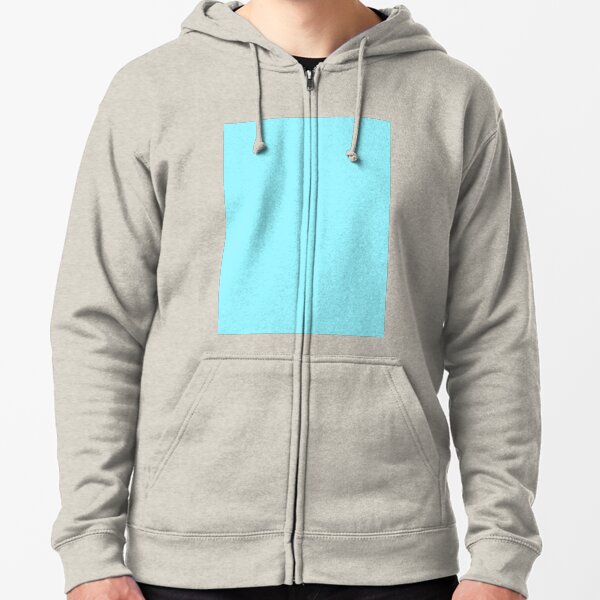 plain light blue sweatshirt