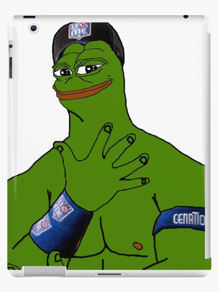 sodapoppin you can't see me pepe twitch streamer emote pepega funny dank  meme iPad Case & Skin for Sale by RUCZENO