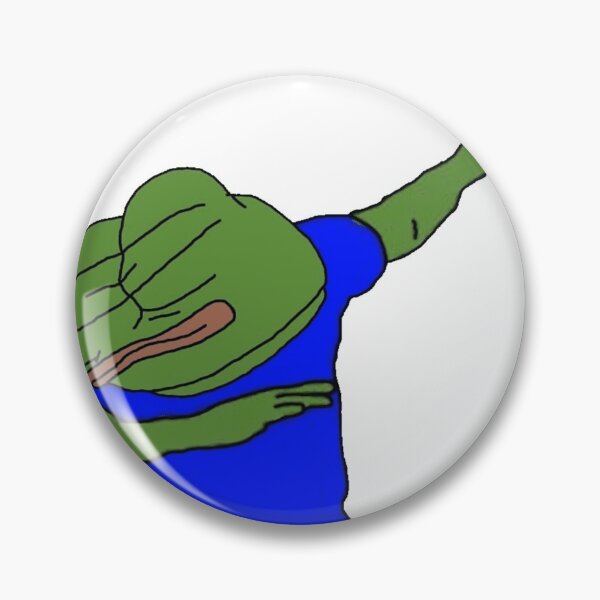 Item preview, sodapoppin dabbing pepe twitch streamer emote pepega funny dank meme designed and sold by RUCZENO.