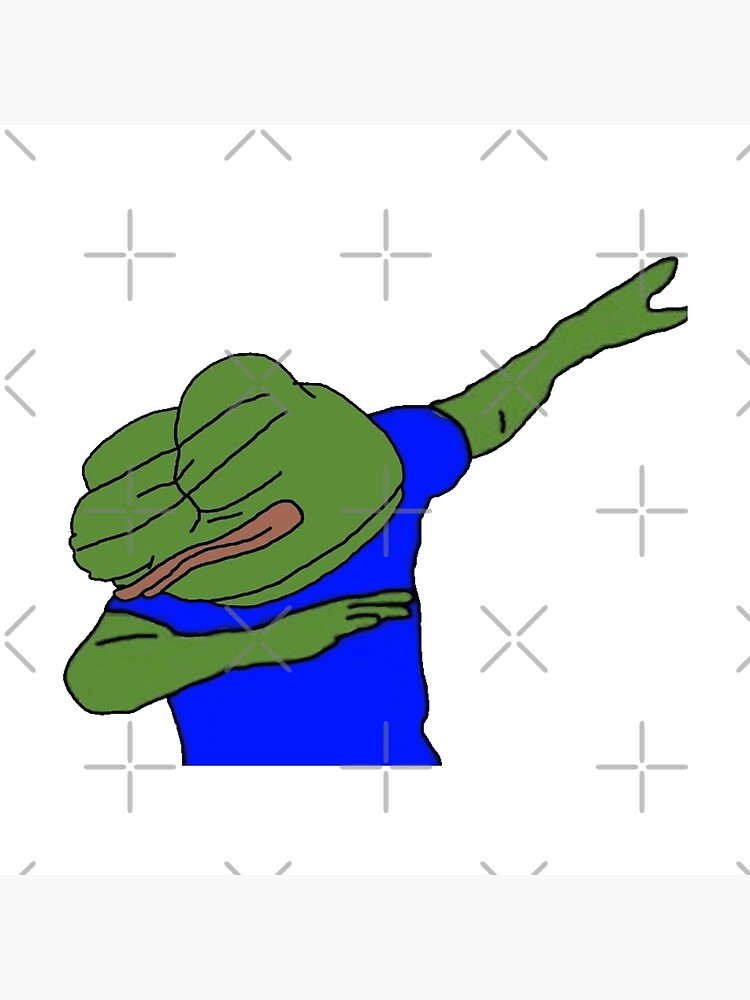 Pepega in HD Twitch Emote | Art Board Print