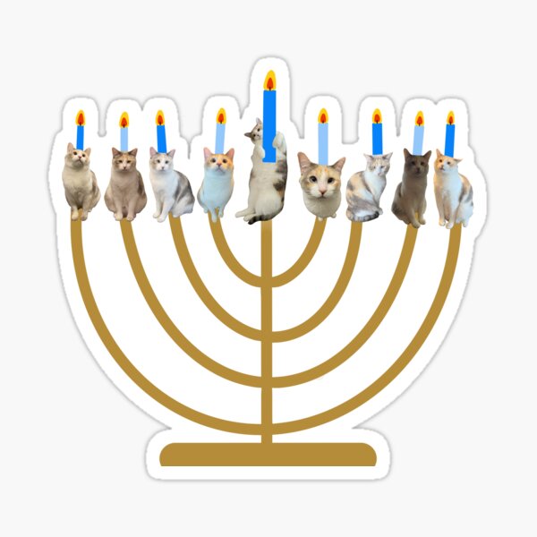 Funny Hanukkah Dog Pun Gifts For Men Women Kids' Sticker