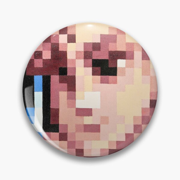 Chun-Li Pixel Portrait Pin
