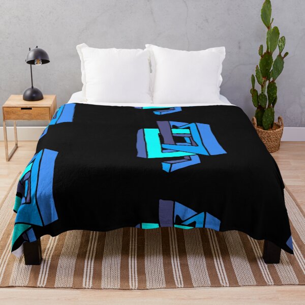 Item preview, Geometric Bright Blue Shapes designed and sold by Chubuter.