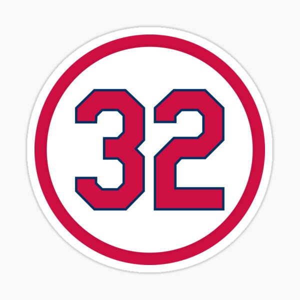 Elston Howard #32 Jersey Number | Sticker