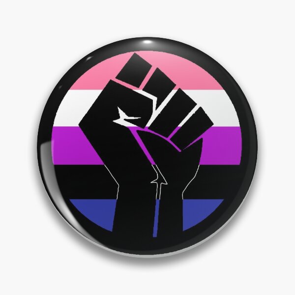 Item preview, Genderfluid BLM Fist designed and sold by wallomintart.