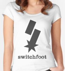 Switchfoot "S" Logo (Gray) Women's Fitted Scoop T-Shirt