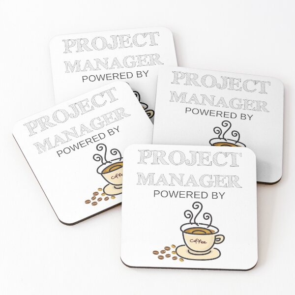 Item preview, Project Manager Powered By Coffee designed and sold by 4AllTimes.