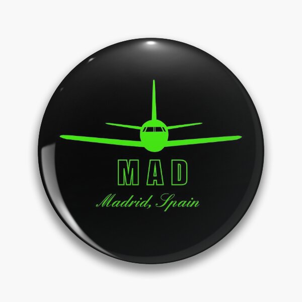 Item preview, MAD Madrid Spain Airport Code  designed and sold by Lartheviking.