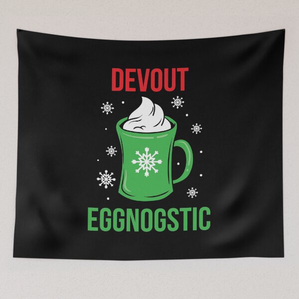 Item preview, Christmas Devout Eggnostic Xmas Funny Holiday designed and sold by haselshirt.