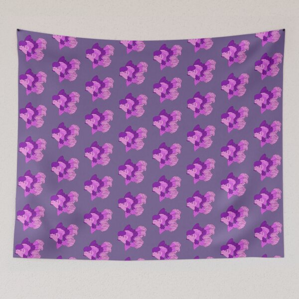 Item preview, Cute Purple and Pink Oranda Goldfish designed and sold by sheehanstudios.