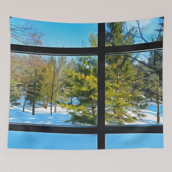 Item preview, The Library Winter Window designed and sold by Austin H. Kapfumvuti.
