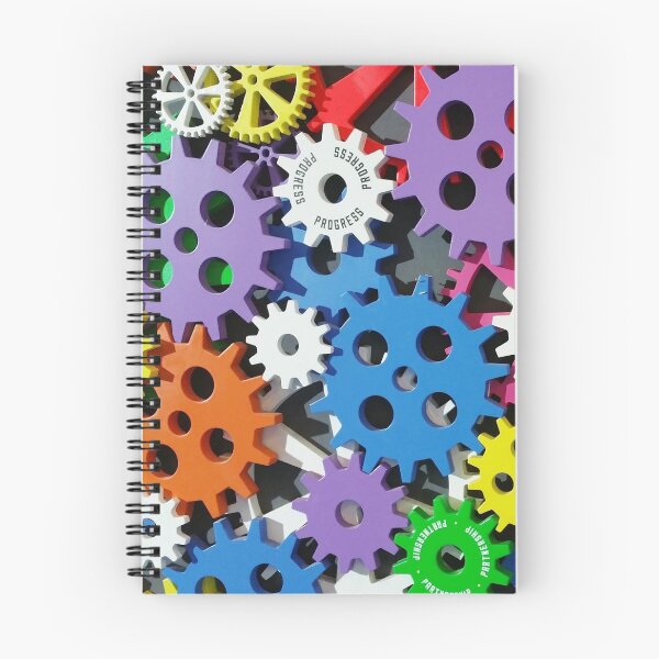 Item preview, Colorful Toothed Gears designed and sold by HappyPrints405.
