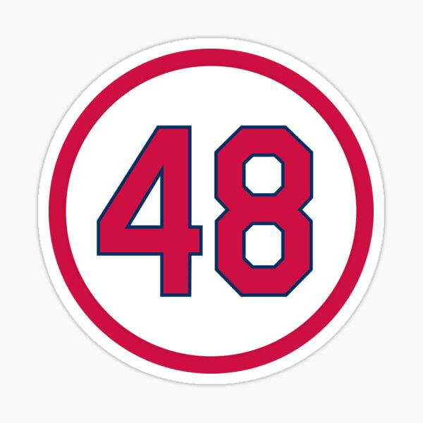 Harrison Bader 48 Jersey Number Sticker | Essential T-Shirt