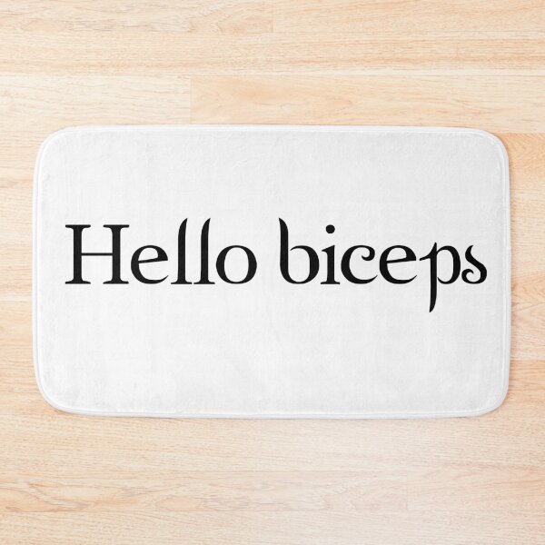 Aperçu de l'œuvre Bonjour Biceps créée et vendue par BrittMargaret.