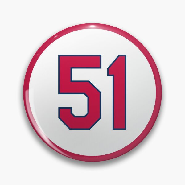 Item preview, Willie McGee #51 Jersey Number designed and sold by StickBall.