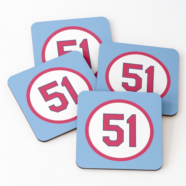 Artikelvorschau, Trikotnummer Willie McGee #51 entworfen und verkauft von StickBall.
