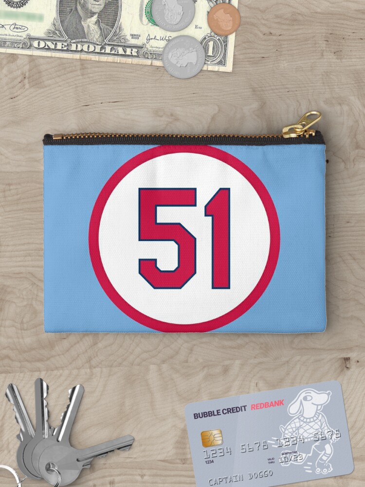 Willie McGee #51 Jersey Number Sticker for Sale by StickBall