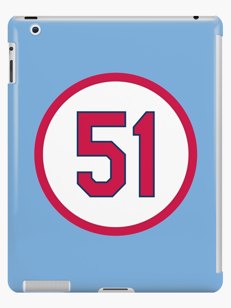 Willie McGee #51 Jersey Number Sticker for Sale by StickBall