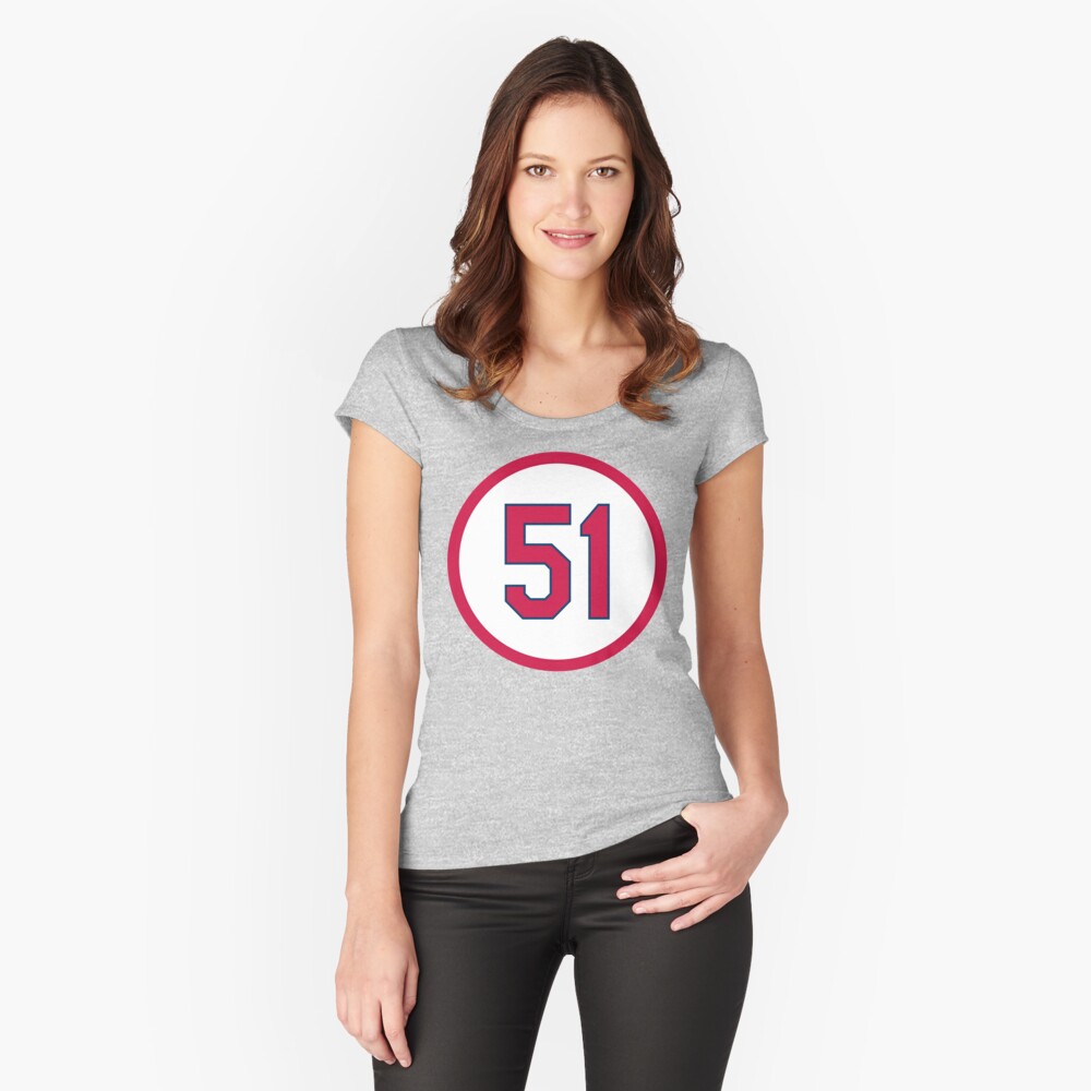 Badge for Sale avec l'œuvre « Willie McGee #51 Jersey Number » de l'artiste  StickBall