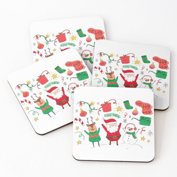 Item preview, Flat design Christmas with characters designed and sold by artPS.
