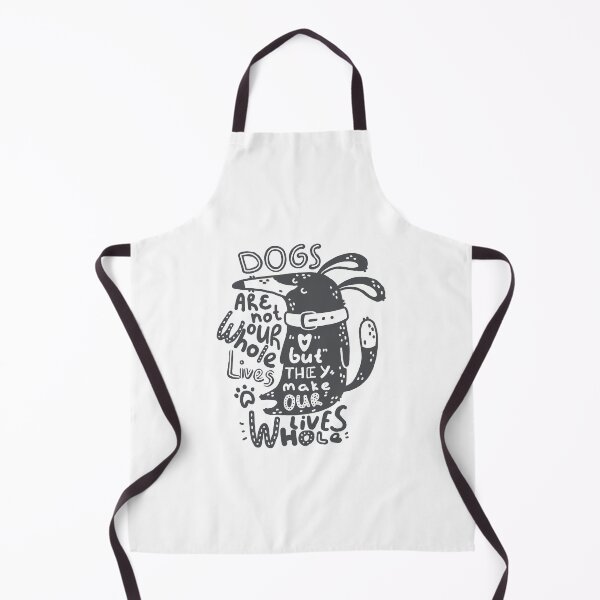 Item preview, Dogs Make Our Lives Whole Quote designed and sold by FiveDucklings.