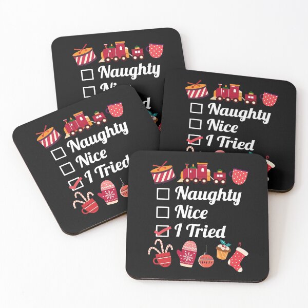 Item preview, Christmas - Naughty, Nice, I Tried designed and sold by EstelleStar.