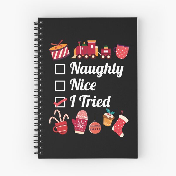 Item preview, Christmas - Naughty, Nice, I Tried designed and sold by EstelleStar.