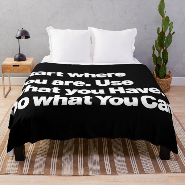 Item preview, Start where You are Use what you Can Do What you Can - Wise words Quote designed and sold by elhefe.