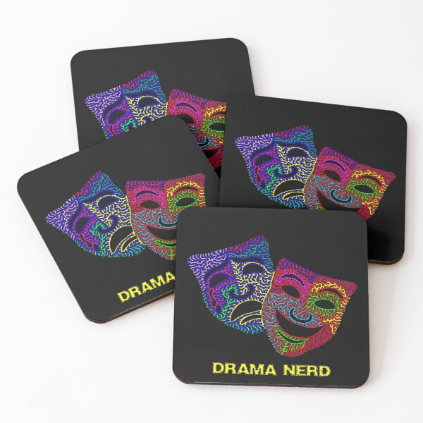Item preview, Drama Nerd- Comedy & Tragedy Masks designed and sold by Maxwell Nightser.