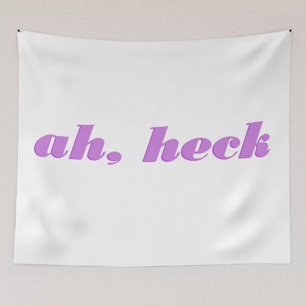 Item preview, ah, heck - Purple designed and sold by PatientCitizen.