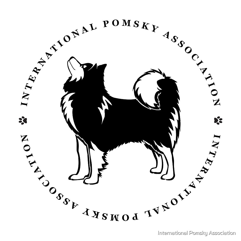 "International Pomsky Association Logo Gear" by International Pomsky