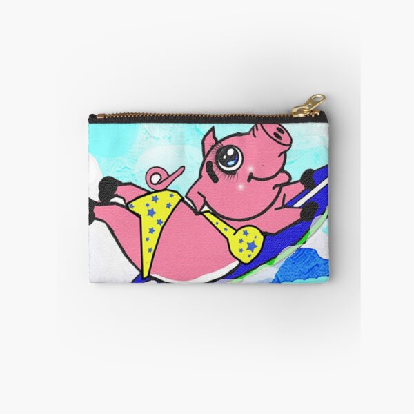 Item preview, Pig surfer  designed and sold by Shirley cute art .