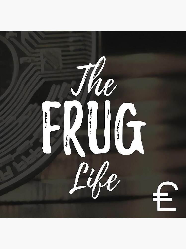 Thumbnail 2 of 2, Greeting Card, The Frug Life Logo designed and sold by TheFrugLife.