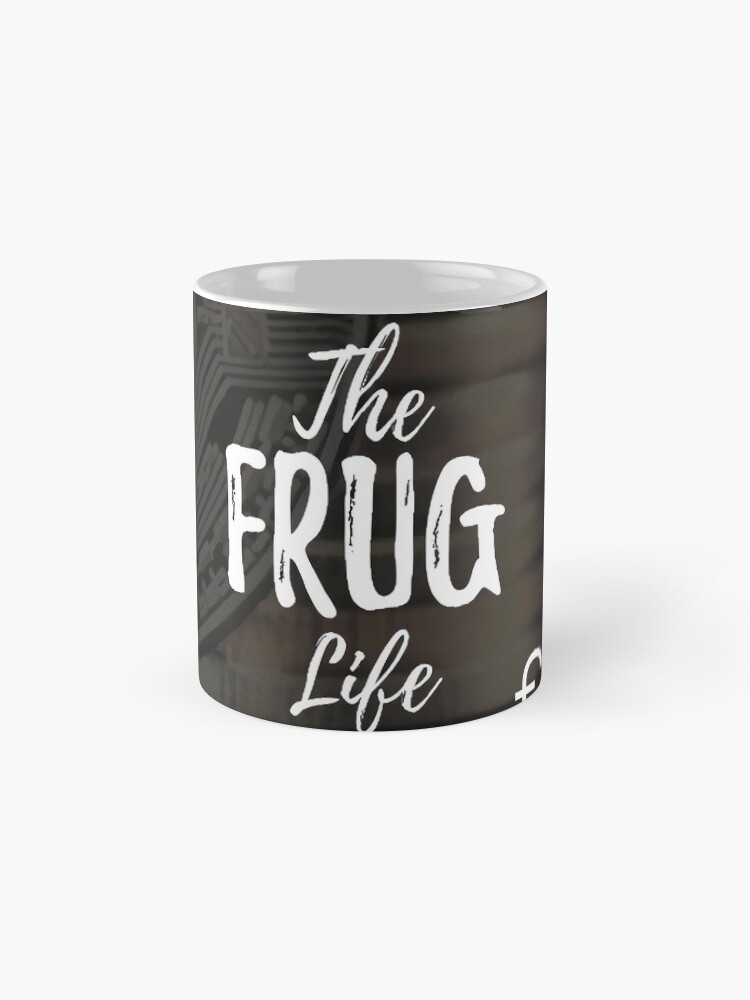Thumbnail 4 of 6, Coffee Mug, The Frug Life Logo designed and sold by TheFrugLife.
