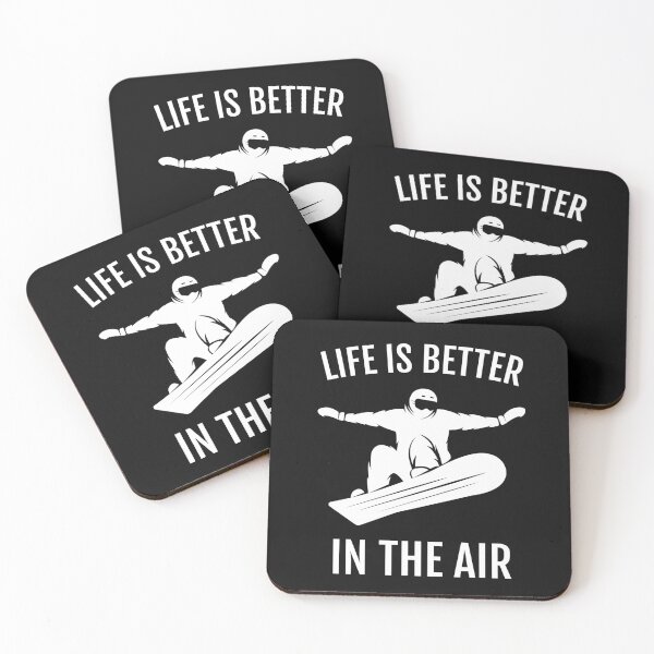 Item preview, Snowboarding - Life is Better in the Air designed and sold by EstelleStar.