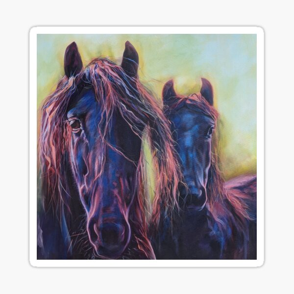 Horsey Pair Sticker