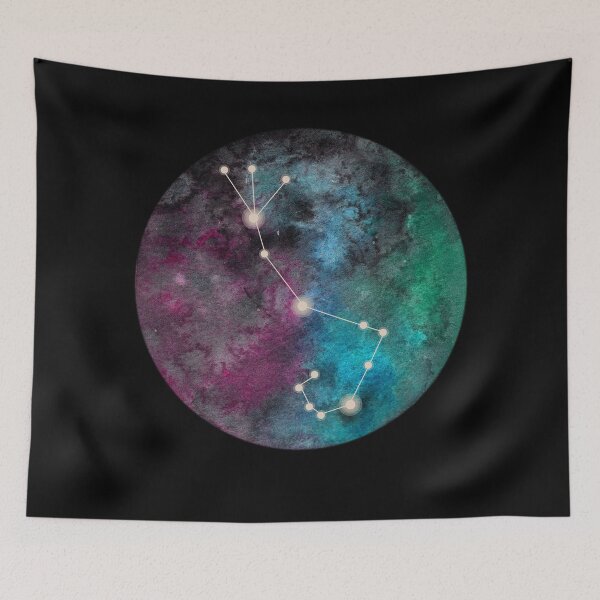 Item preview, Watercolor Zodiac Scorpio Galaxy designed and sold by maruwatercolor.