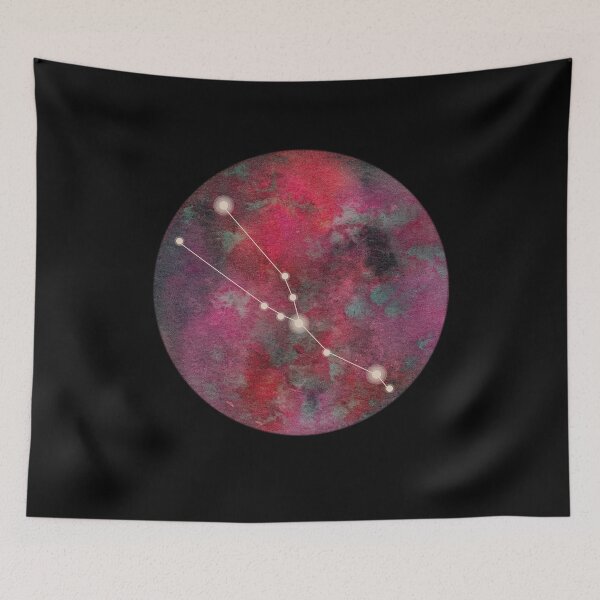Item preview, Watercolor Zodiac Tauro Galaxy designed and sold by maruwatercolor.