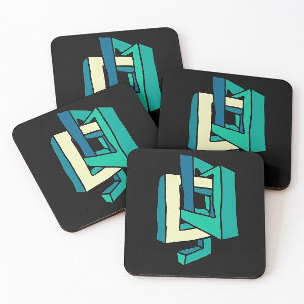 Item preview, Geometric Teal Shapes designed and sold by Chubuter.