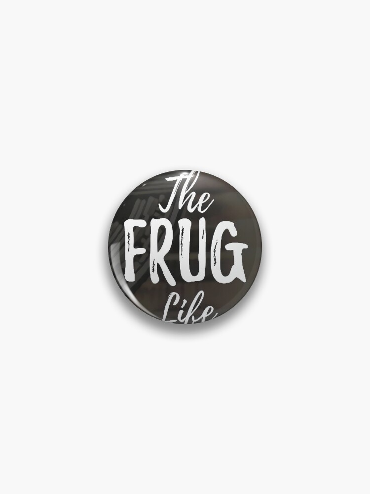 Thumbnail 1 of 3, Pin, The Frug Life Logo designed and sold by TheFrugLife.