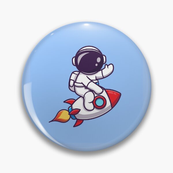 Item preview, Cute Astronaut Riding Rocket designed and sold by artPS.