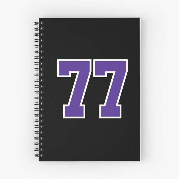 Item preview, Seventy-Seven Purple Jersey Number Sports 77 designed and sold by HelloFromAja.