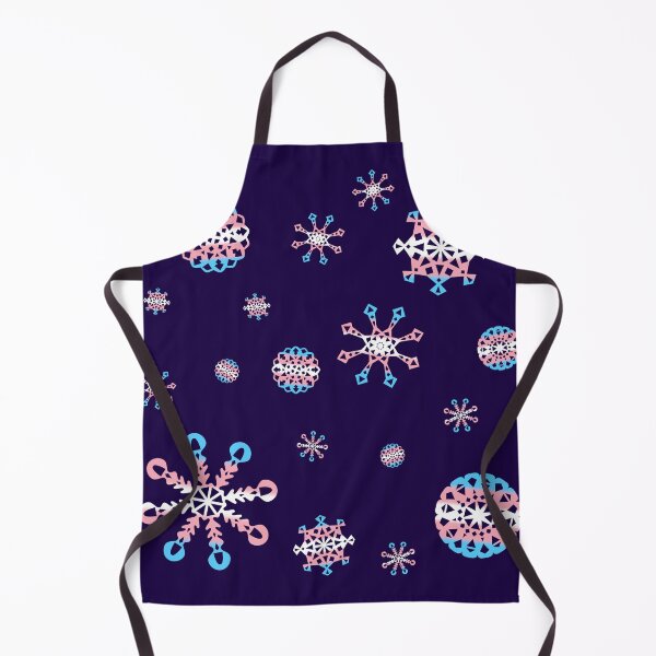 Item preview, Transgender Pride Flag Snowflake Pattern designed and sold by dysperdis.