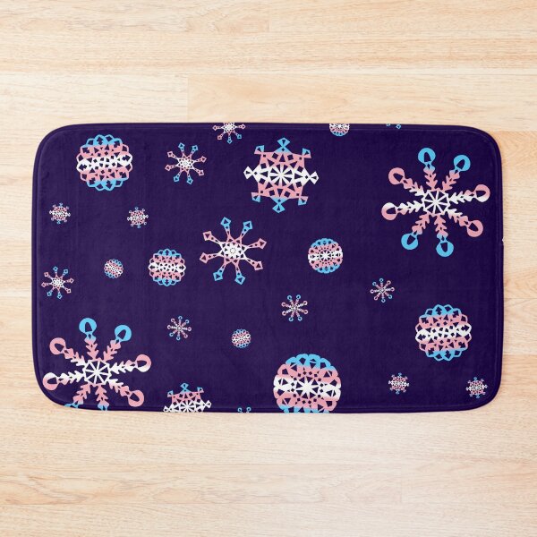 Item preview, Transgender Pride Flag Snowflake Pattern designed and sold by dysperdis.