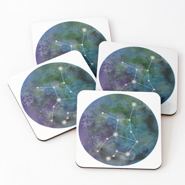 Item preview, Watercolor Zodiac Virgo Galaxy designed and sold by maruwatercolor.