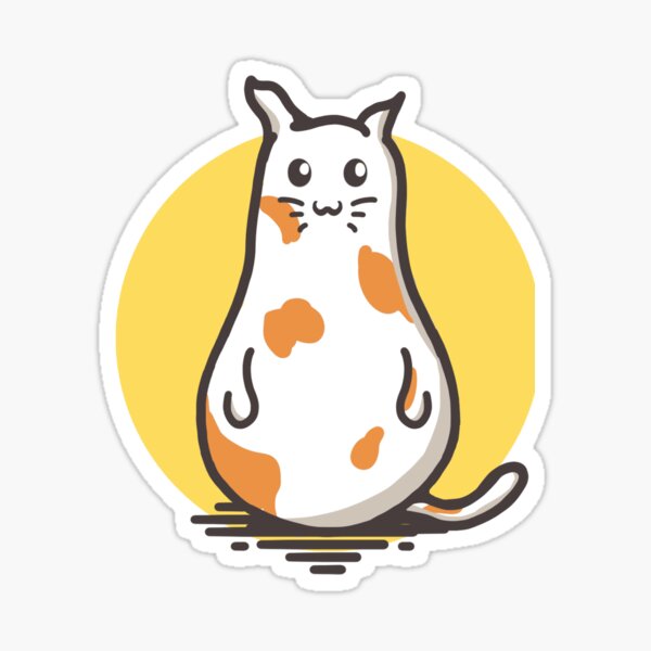 FAT CAT !!! Sticker