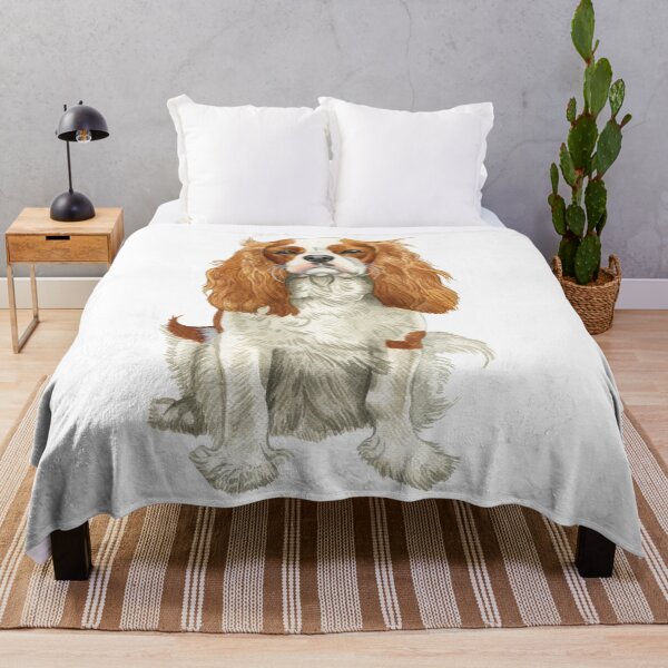 Item preview, Cavalier King Charles Spaniel - Watercolour Blenheim designed and sold by jollyinu.